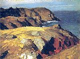 Edward Hopper Canvas Paintings - Blackhead Monhegan 1919